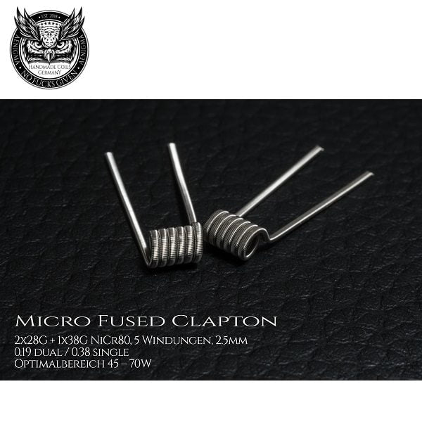 Aenigma Micro Fused Clapton Coils