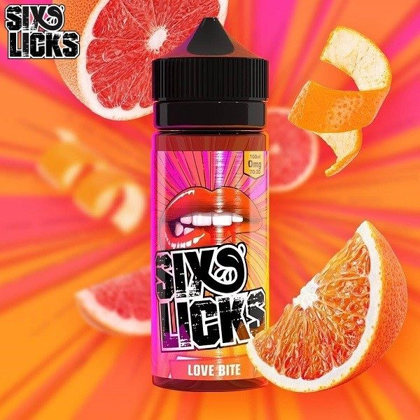 Six Licks Love Bite Liquid Titel