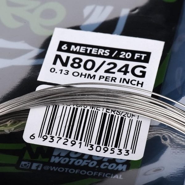 Wotofo Competition Wire Ni80 24G Draht