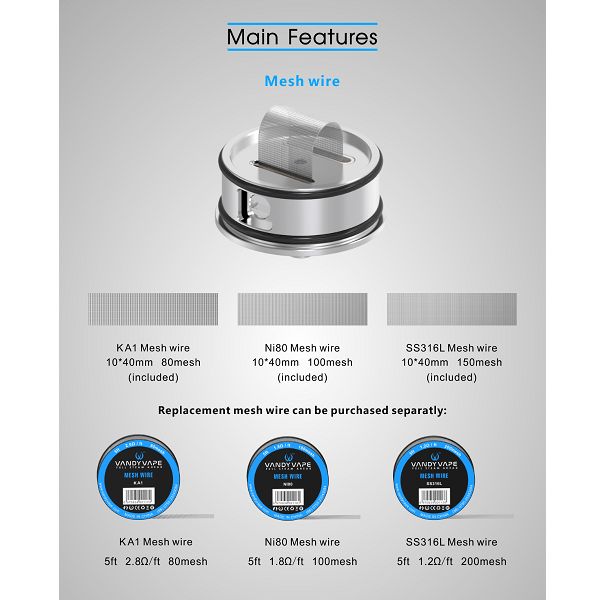 Vandy Vape Mesh Verdampfer