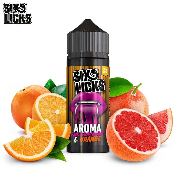 Six Licks Pink Grapefruit Orange Aroma