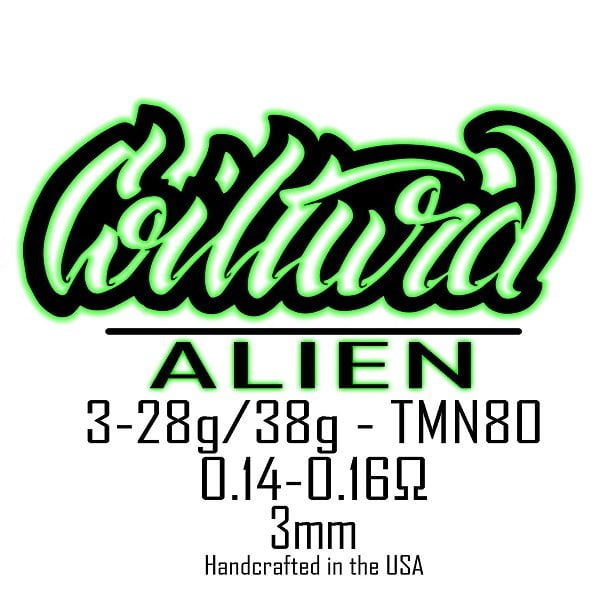 Coilturd Tri Core Alien Coils 28GA