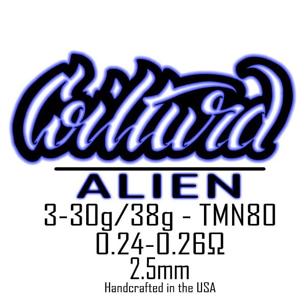 Coilturd Tri Core Alien Coils 30ga