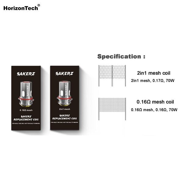 Horizontech Sakzers Coils Lieferumfang