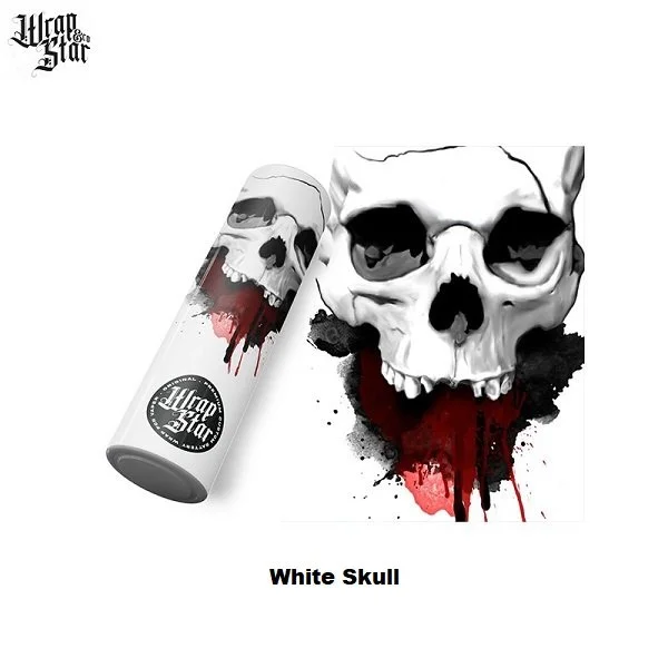 Wrap Star White Skull