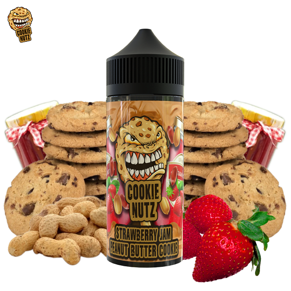 Cookie Nutz Strawberry Jam Peanut Butter Cookie E-Liquid