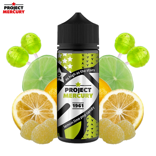 Project Mercury 1961 Lemon Lime Pop Candy