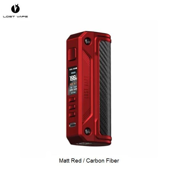 Lost Vape Thelema Solo Matt Red Carbon Fiber