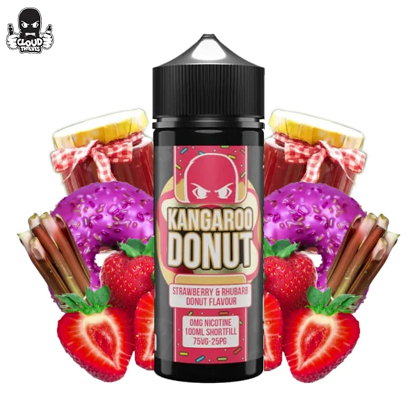 Kangaroo Donut Strawberry Rhubarb Donut E-Liquid