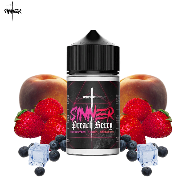 Sinner Clouds Peach Berry E-Liquid