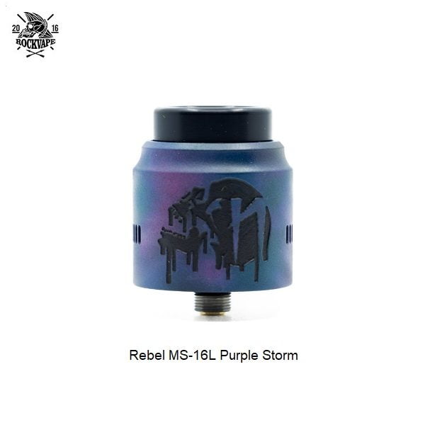 Suicide Mods Nightmare RDA Rockvape Custom Rebel MS-16L Purple Storm