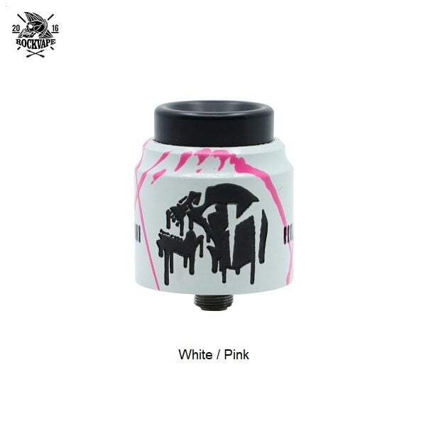 Suicide Mods Nightmare RDA Rockvape Custom White - Pink