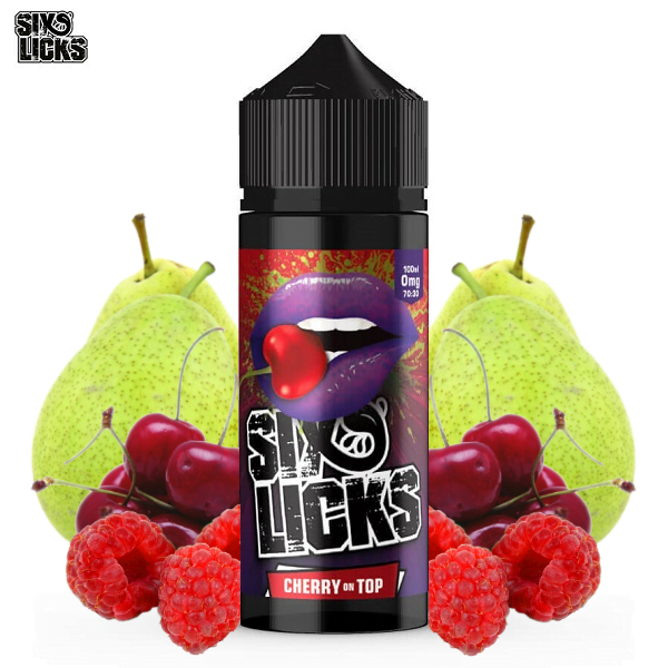 Six Licks Cherry On Top E-Liquid