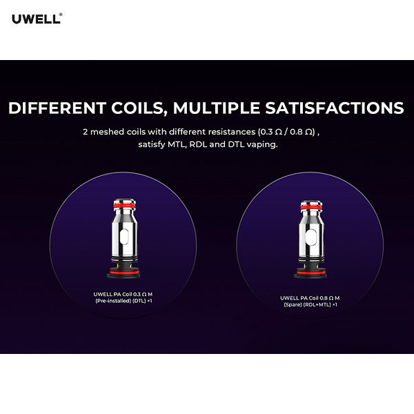 Uwell Crown D PA Coils