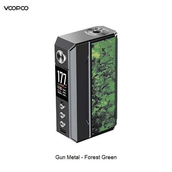 Voopoo Drag 4 Akkutraeger Gun Metal - Forest Green