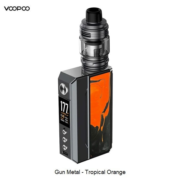 Voopoo Drag 4 Set Gun Metal - Tropical Orange