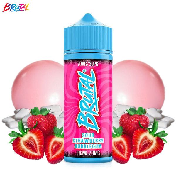 Brutal Sour Strawberry Bubblegum E-Liquid