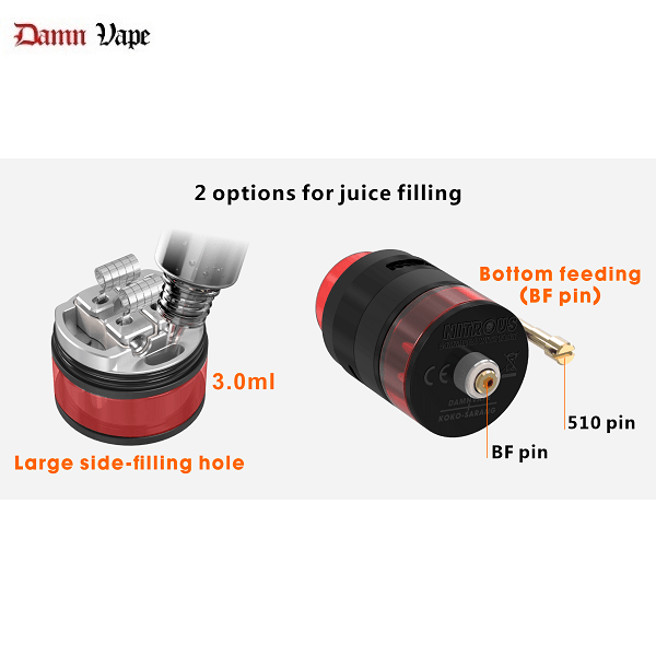 Damn Vape Nitrous RDTA Befüllen