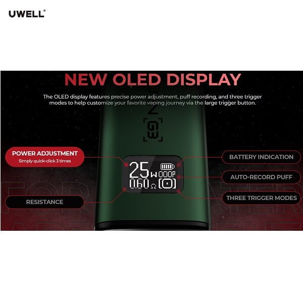 Uwell Caliburn G3 Display