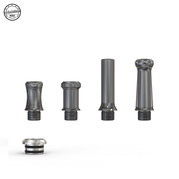Ambition Mods 4 in 1 Drip Tip Black Transparent