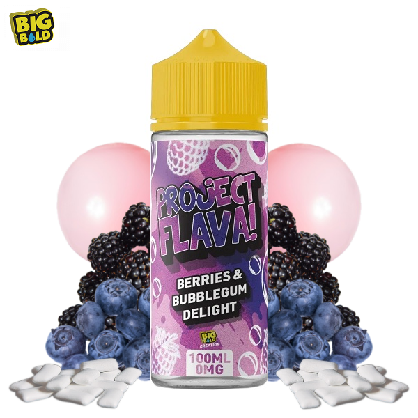 Big Bold Project Flava Berries & Bubblegum Delight E-Liquid
