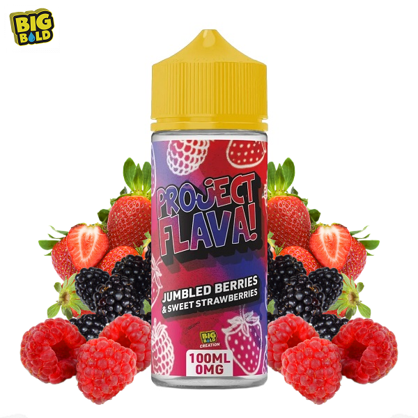 Big Bold Project Flava Jumbled Berries And Sweet Strawberry E-Liquid