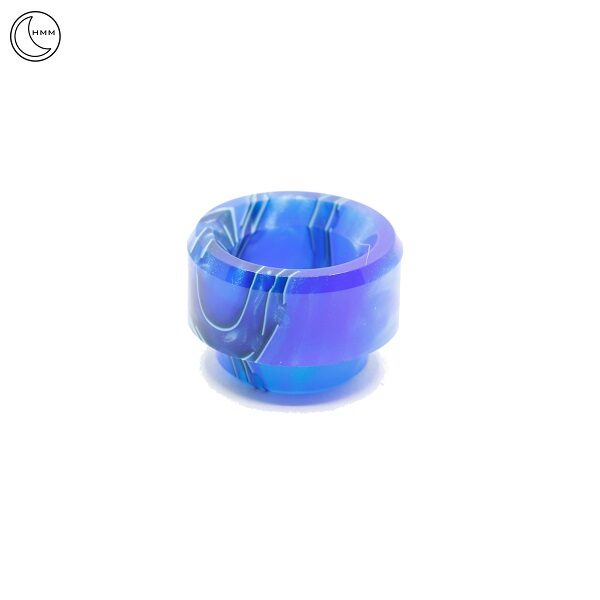 Half Moon Mods Drip Tip 810 Deep Toxic Blue