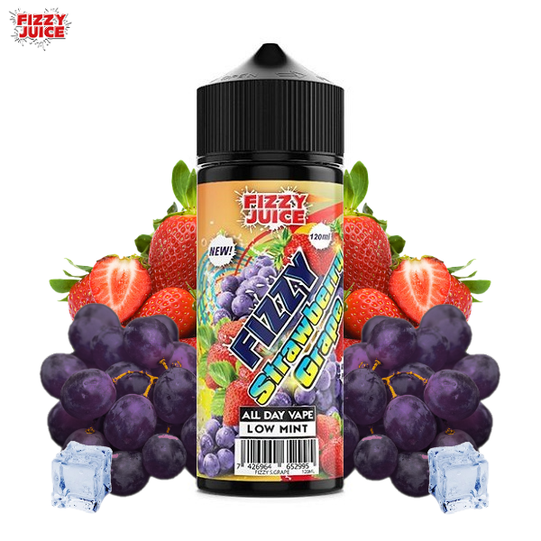 Fizzy Juice Fizzy Strawberry Grape Liquid 01.jpeg Fizzy Strawberry Grape E-Liquid