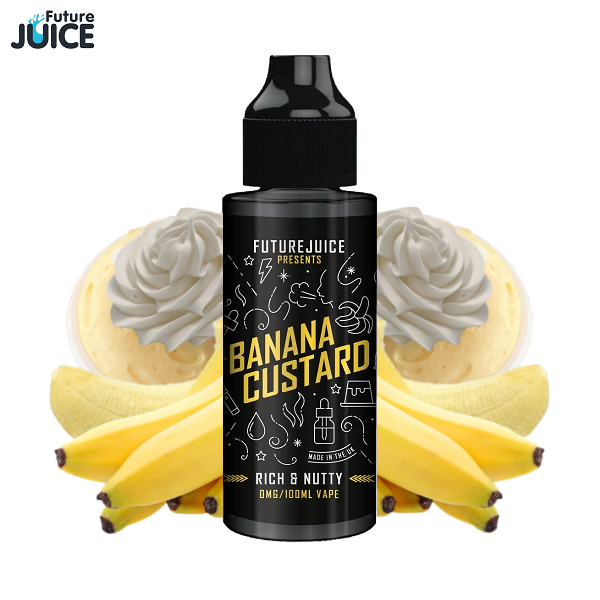 Future Juice Banana Custard Liquid 01 Future Juice Banana Custard E-Liquid