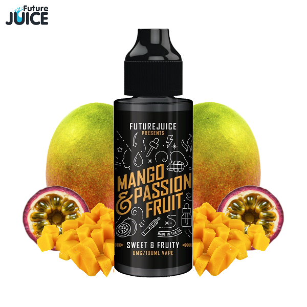 Future Juice Mango Passion Fruit Liquid 01 Future Juice Mango Passion Fruit E-Liquid