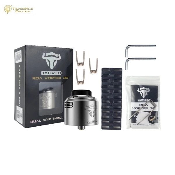 THC Tauren Vortex 30 RDA Lieferumfang