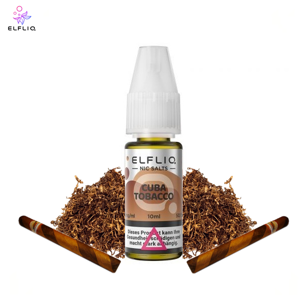Elfliq Nikotin Salz Liquid 10_2 Elfliq Cuba Tobacco Nikotinsalz 20mg